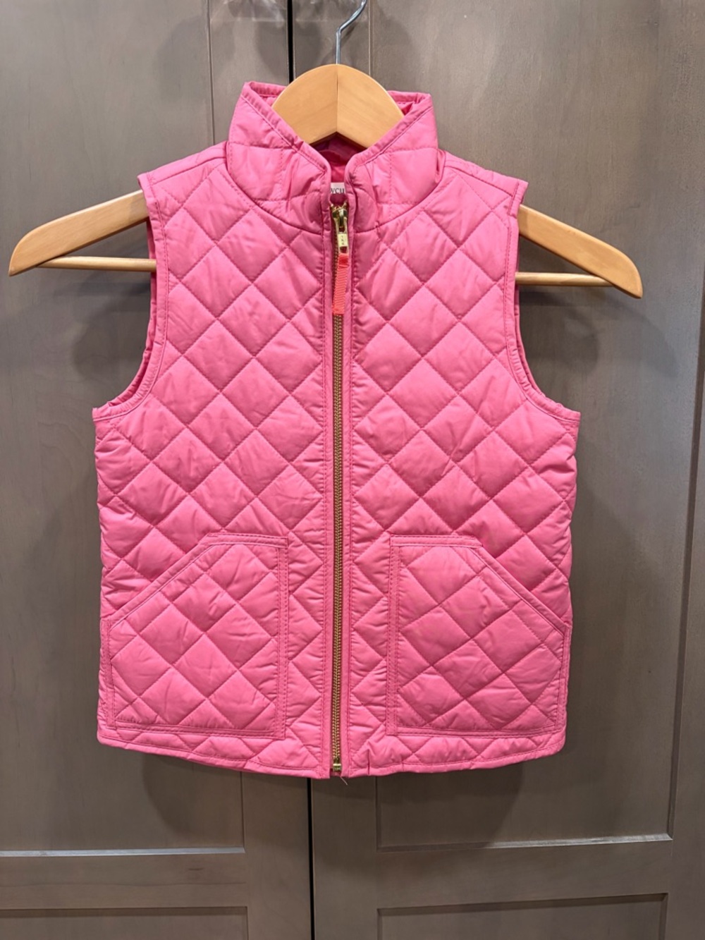 Crewcuts Pink Quilted Girls' Vest from J. Crew